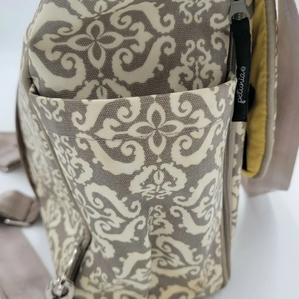 Petunia Pickle Bottom Diaper Bag Backpack Floral Pattern Boho Cottagecore Retro